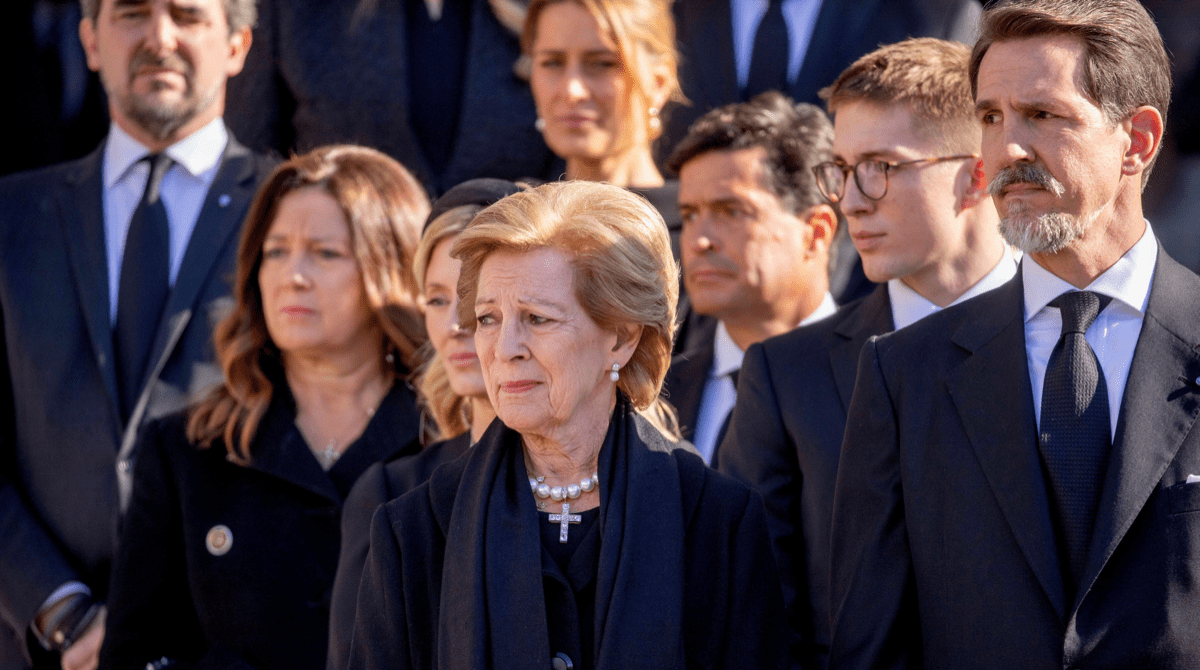 Greek Royal Family King Constantine II's Funeral